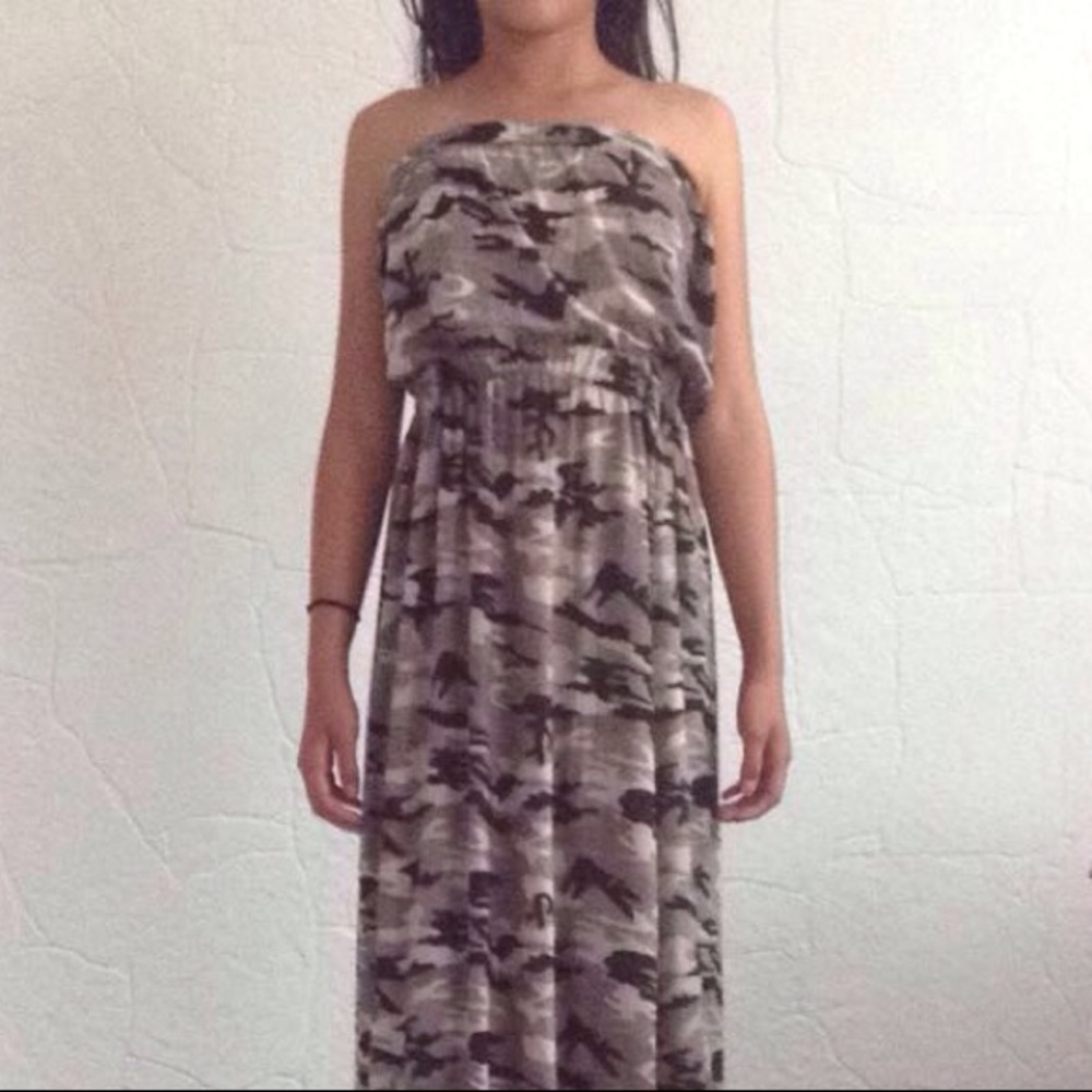 Camo Maxi Dress